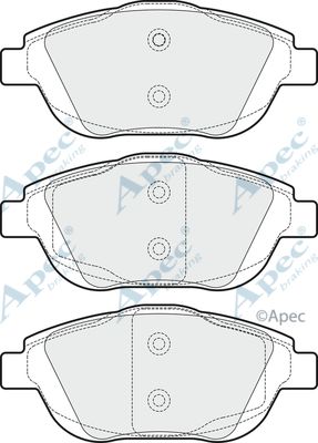 APEC BRAKING Комплект тормозных колодок, дисковый тормоз PAD1694